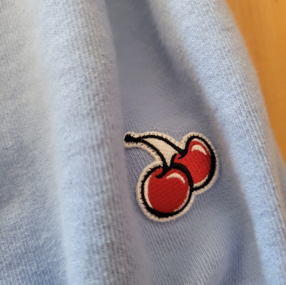 KIRSH Small Cherry Sweatshirt Blue - Picture 7 of 11